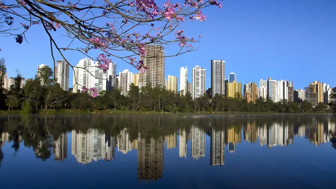 Vista do Lago Igapó em Londrina