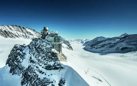 Jungfraujoch no topo da Europa de Interlaken