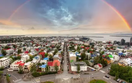 Passeio a pé por Reykjavík